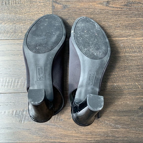 Mootsies Tootsies Size 8 Black 3 Inch High Heels - Picture 11 of 12